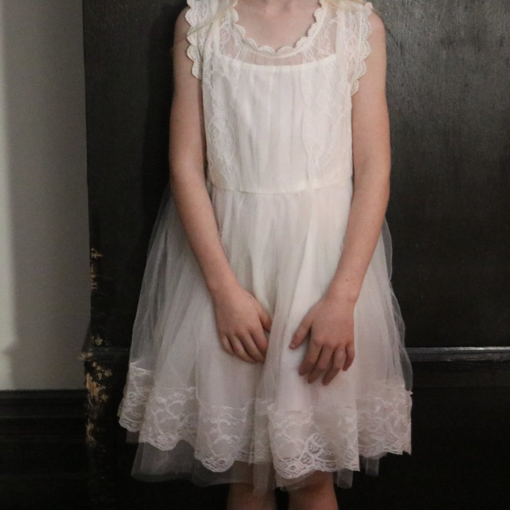 White Lacy Dress
